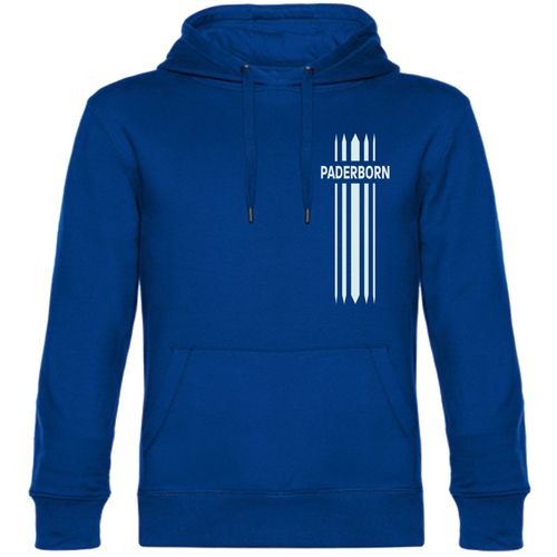 4068859049928 - multifanshop Kapuzen Sweatshirt - Paderborn - Streifen - Druck weiß - Hoodie