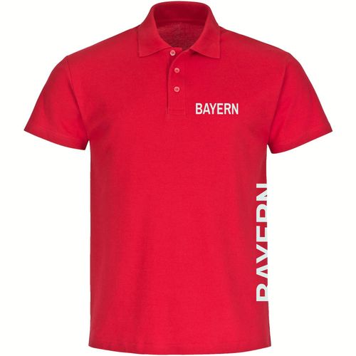 4068859072018 - multifanshop Poloshirt - Bayern - Brust & Seite - Druck weiß - Polo 4068859072018 - multifanshop Poloshirt - Bayern - Brust & Seite - Druck weiß - Polo