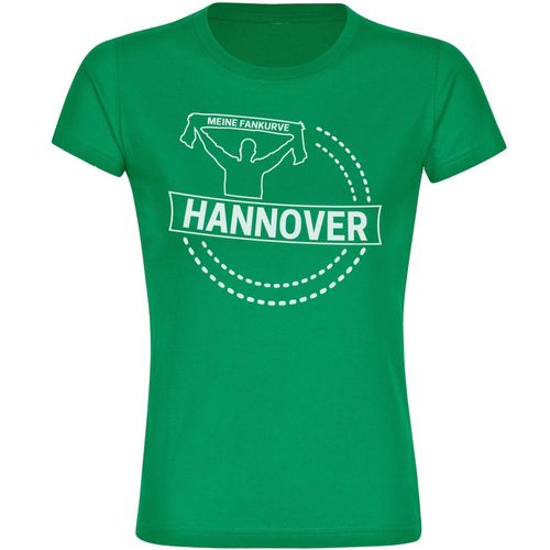 4068859178772 - multifanshop Damen T-Shirt - Hannover - Meine Fankurve - Druck weiß - Frauen 4068859178772 - multifanshop Damen T-Shirt - Hannover - Meine Fankurve - Druck weiß - Frauen