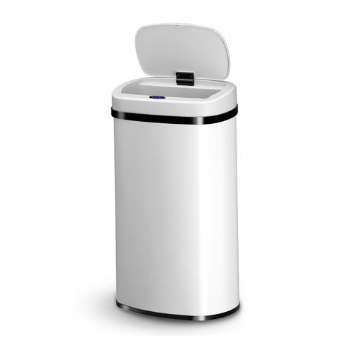 4260565529798 - Automatik Mülleimer mit Sensor 60L - elektrischer Abfalleimer Bewegungssensor automatischer Deckel wasserdicht rechteckig Küche - Weiß 4260565529798 - Automatik Mülleimer mit Sensor 60L - elektrischer Abfalleimer Bewegungssensor automatischer Deckel wasserdicht rechteckig Küche - Weiß