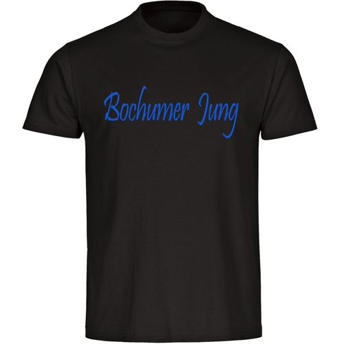 4068859061579 - multifanshop Kinder T-Shirt - Bochum - Bochumer Jung - Druck blau - Kind 4068859061579 - multifanshop Kinder T-Shirt - Bochum - Bochumer Jung - Druck blau - Kind