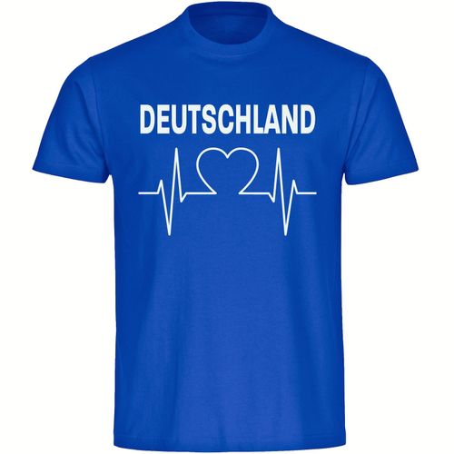 4068859249106 - multifanshop Herren T-Shirt - Deutschland - Herzschlag - Druck weiß - Männer 4068859249106 - multifanshop Herren T-Shirt - Deutschland - Herzschlag - Druck weiß - Männer