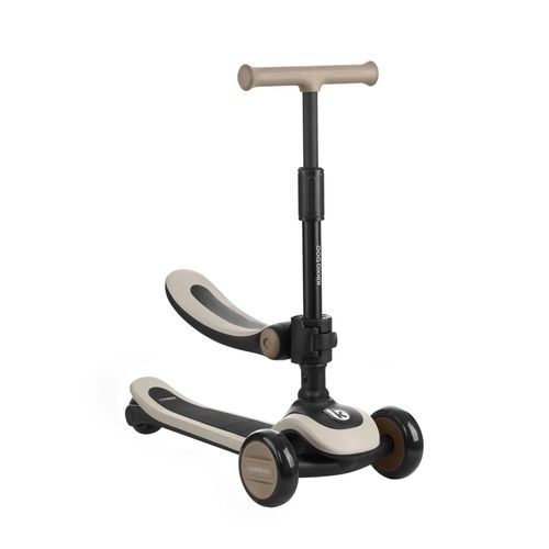 3800171211710 - Kikkaboo Kinderroller 2 in 1 Treo Laufrad Sitz faltbar Lenkerhöhe verstellbar beige