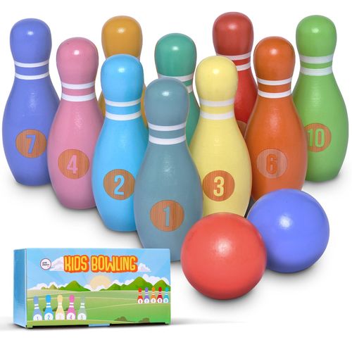 4250518575712 - Pink Papaya Kegelspiel für Kinder Kids Bowling Classic XL 4250518575712 - Pink Papaya Kegelspiel für Kinder Kids Bowling Classic XL