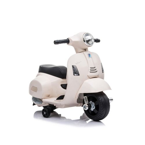 3801005000142 - Kinder Elektromotorrad Vespa GTS Super Sport Roller Frontleuchten Hupe weiß 3801005000142 - Kinder Elektromotorrad Vespa GTS Super Sport Roller Frontleuchten Hupe weiß