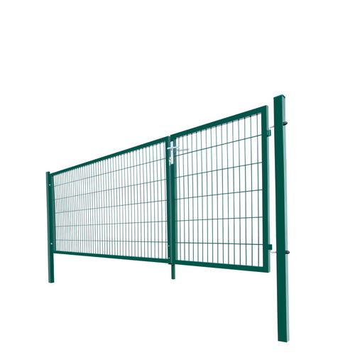 4058166114983 - HOME DELUXE Doppelflügel Gartentor ADITUS grün 120 x 350 cm 4058166114983 - HOME DELUXE Doppelflügel Gartentor ADITUS grün 120 x 350 cm