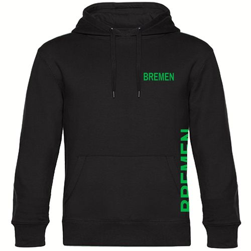 4068859166083 - multifanshop Kapuzen Sweatshirt - Bremen - Brust & Seite - Druck grün - Hoodie 4068859166083 - multifanshop Kapuzen Sweatshirt - Bremen - Brust & Seite - Druck grün - Hoodie