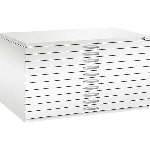 4067521478516 - Zeichnungsschrank DIN A0 10 Schubladen Höhe 760 mm verkehrsweiß C+P 4067521478516 - Zeichnungsschrank DIN A0 10 Schubladen Höhe 760 mm verkehrsweiß C+P