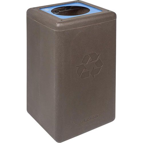 8713631193806 - Wertstoffsammler BrickBin aus Kaffeesatz Inhalt 65 l braun Deckel blau 8713631193806 - Wertstoffsammler BrickBin aus Kaffeesatz Inhalt 65 l braun Deckel blau