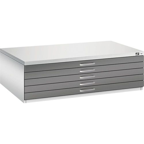 4067521476451 - Zeichnungsschrank DIN A0 5 Schubladen Höhe 420 mm lichtgrau vulkangrau C+P 4067521476451 - Zeichnungsschrank DIN A0 5 Schubladen Höhe 420 mm lichtgrau vulkangrau C+P