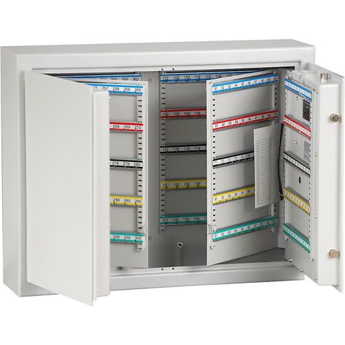 5901468302857 - Eibi - Schlüsseltresor Sicherheitsstufe a + S1 400 Haken 2-türig BxTxH 812x200x636 mm ral 7035 lichtgrau 5901468302857 - Eibi - Schlüsseltresor Sicherheitsstufe a + S1 400 Haken 2-türig BxTxH 812x200x636 mm ral 7035 lichtgrau