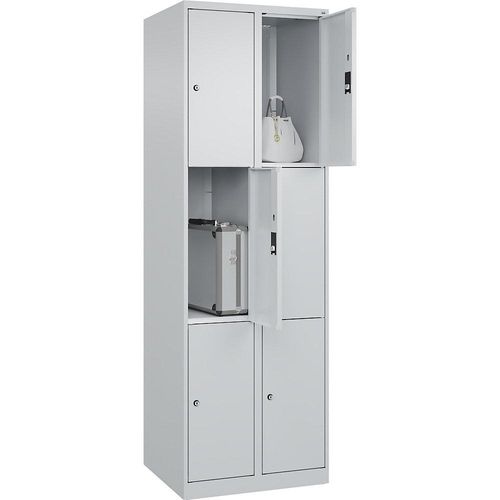 4067521350393 - Schließfachschrank Classic Plus lichtgrau 080000-203 S10008 9 Schließfächer 600 x 500 x 1850 cm 4067521350393 C+P-Möbel