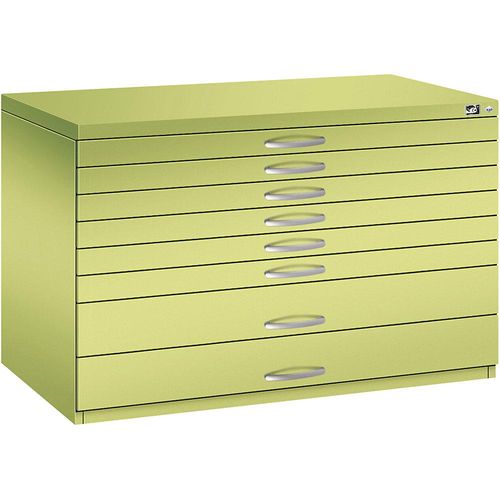 4068192049005 - Zeichnungsschrank DIN A1 8 Schubladen Höhe 760 mm viridingrün C+P 4068192049005 - Zeichnungsschrank DIN A1 8 Schubladen Höhe 760 mm viridingrün C+P