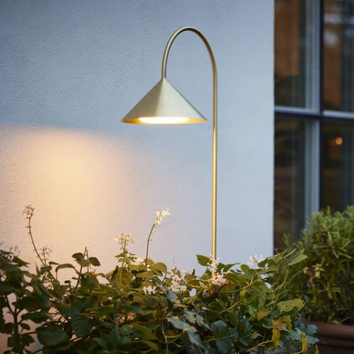 5702410541504 - FRANDSEN LED-Erdspießlampe Grasp messingfarben Höhe 82 cm