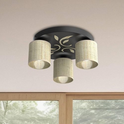 5907565997231 - Deckenlampe Adeline Rattanschirme 3-fl rund