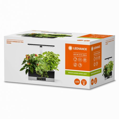 4058075576179 - Leuchte für alle Oberflächen Indoor Garden KIT Pro 36- BK   24 W 22-24- V Abstrahlwinkel 11- Neutralweiß 36- K Gehäusematerial Aluminium Kunststoff IP2-