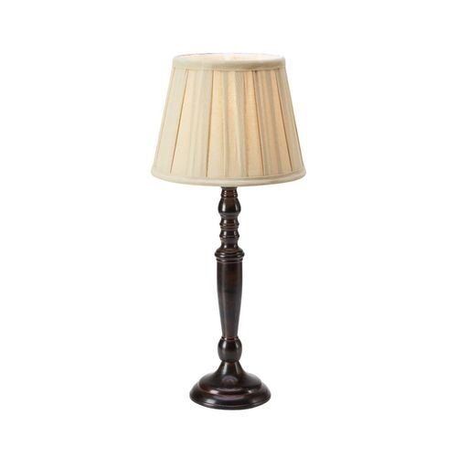 7330024612716 - Tischlampe Chocolat Höhe 46 cm beige braun Metall Stoff