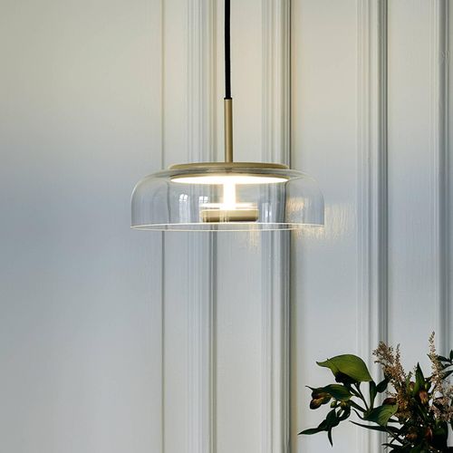 5713839006819 - Nuura LED-Hängeleuchte Blossi 1 gold   klar Ø 23 cm Glas