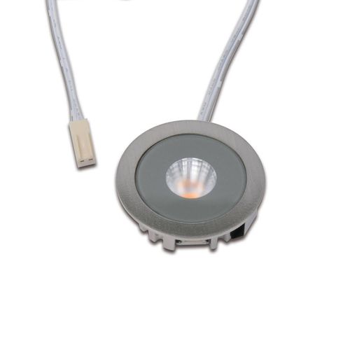 4051268258104 - LED-Möbeleinbauspot AR 35 3000 K Ø 4 cm edelstahl Alu 24 V