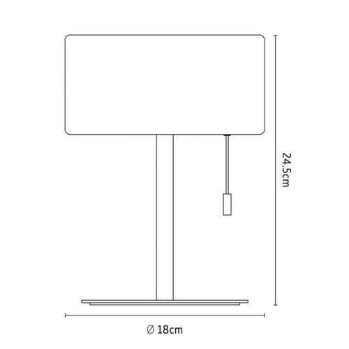 8712879162018 - LED-Akku-Tischleuchte IP44 Zugschalter