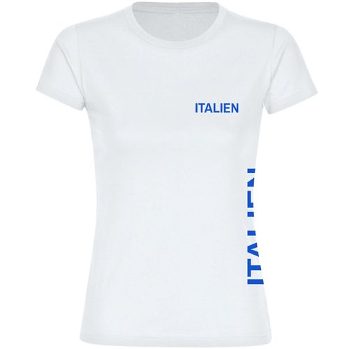 4068859416317 - multifanshop Damen T-Shirt - Italien - Brust & Seite - Druck blau - Frauen 4068859416317 - multifanshop Damen T-Shirt - Italien - Brust & Seite - Druck blau - Frauen