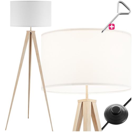 4061173261083 - tectake® Stehleuchte Dreibeingestell aus Stahl 60 W Fußschalter 57 x 57 x 158 cm 4061173261083 - tectake® Stehleuchte Dreibeingestell aus Stahl 60 W Fußschalter 57 x 57 x 158 cm