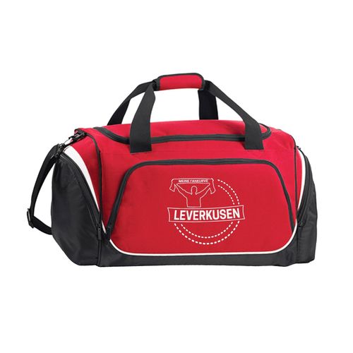 4068859140304 - multifanshop Sporttasche - Leverkusen - Meine Fankurve - Druck weiß - Tasche