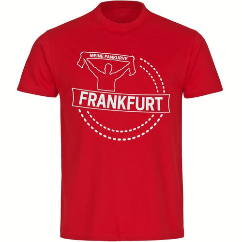 4068859135133 - multifanshop Herren T-Shirt - Frankfurt - Meine Fankurve - Druck weiß - Männer 4068859135133 - multifanshop Herren T-Shirt - Frankfurt - Meine Fankurve - Druck weiß - Männer