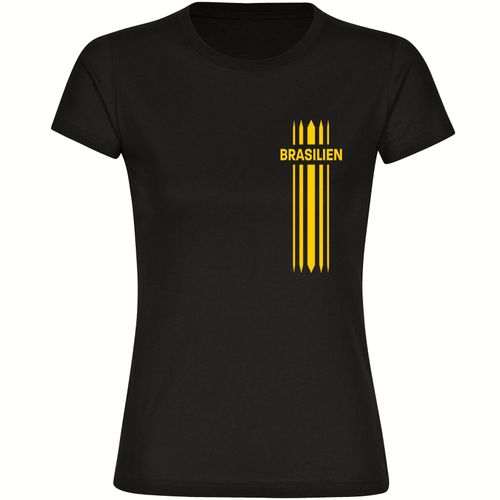 4068859286712 - multifanshop Damen T-Shirt - Brasilien - Streifen - Druck grün - Frauen 4068859286712 - multifanshop Damen T-Shirt - Brasilien - Streifen - Druck grün - Frauen