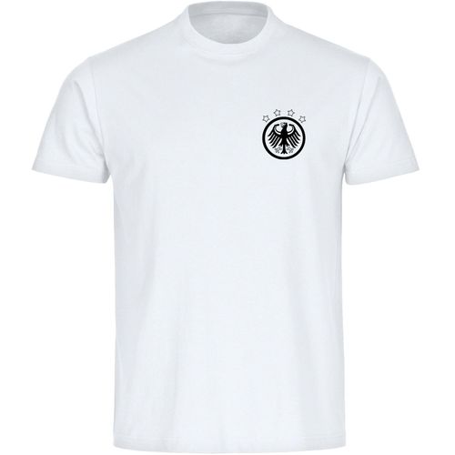 4068859251253 - multifanshop Herren T-Shirt - Deutschland - Adler Retro - Druck schwarz - Männer 4068859251253 - multifanshop Herren T-Shirt - Deutschland - Adler Retro - Druck schwarz - Männer