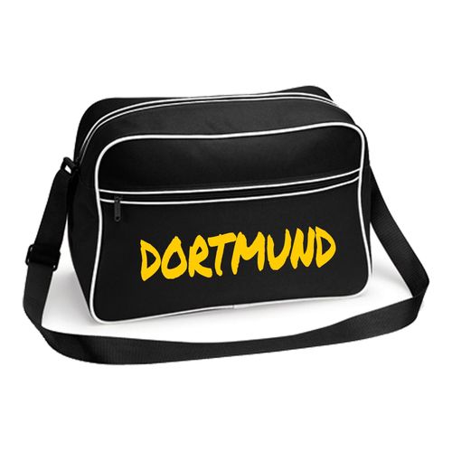 4068859490911 - multifanshop® Retrotasche - Dortmund - Textmarker - Druck gelb - Tasche 4068859490911 - multifanshop® Retrotasche - Dortmund - Textmarker - Druck gelb - Tasche