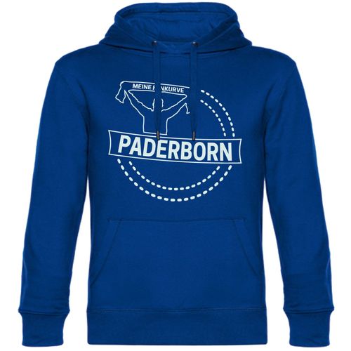 4068859056780 - multifanshop Kapuzen Sweatshirt - Paderborn - Meine Fankurve - Druck weiß - Hoodie 4068859056780 - multifanshop Kapuzen Sweatshirt - Paderborn - Meine Fankurve - Druck weiß - Hoodie