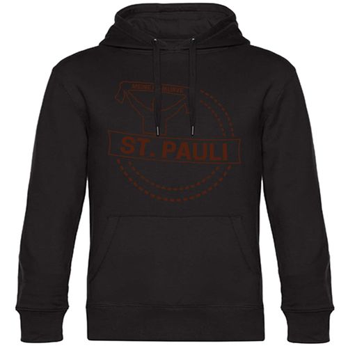 4068859195830 - multifanshop Kapuzen Sweatshirt - St Pauli - Meine Fankurve - Druck braun - Hoodie