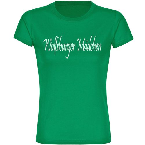 4068859183103 - multifanshop Damen T-Shirt - Wolfsburg - Wolfsburger Mädchen - Druck weiß - Frauen 4068859183103 - multifanshop Damen T-Shirt - Wolfsburg - Wolfsburger Mädchen - Druck weiß - Frauen