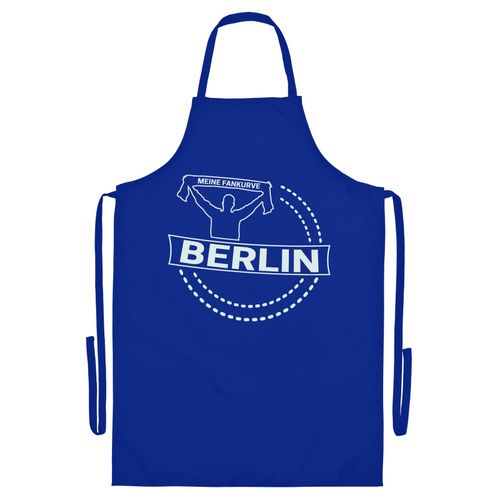 4068859050818 - multifanshop Grillschürze - Berlin blau - Meine Fankurve - Druck weiß - Schürze 4068859050818 - multifanshop Grillschürze - Berlin blau - Meine Fankurve - Druck weiß - Schürze