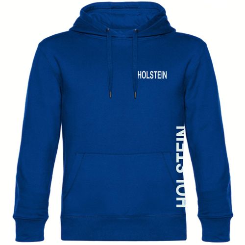 4068859403225 - multifanshop Kapuzen Sweatshirt - Holstein - Brust & Seite - Druck weiß - Hoodie