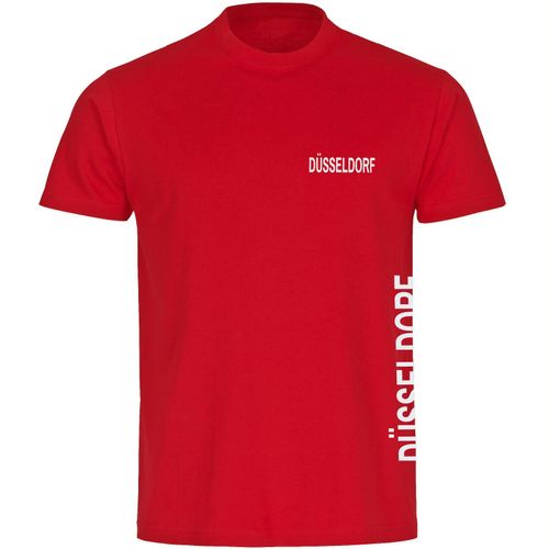 4068859073930 - multifanshop Herren T-Shirt - Düsseldorf - Brust & Seite - Druck weiß - Männer 4068859073930 - multifanshop Herren T-Shirt - Düsseldorf - Brust & Seite - Druck weiß - Männer