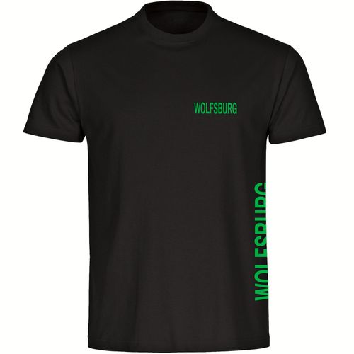 4068859168360 - multifanshop Kinder T-Shirt - Wolfsburg - Brust & Seite - Druck grün - Kind 4068859168360 - multifanshop Kinder T-Shirt - Wolfsburg - Brust & Seite - Druck grün - Kind