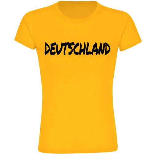 4068859408305 - multifanshop Damen T-Shirt - Deutschland - Textmarker - Druck schwarz - Frauen 4068859408305 - multifanshop Damen T-Shirt - Deutschland - Textmarker - Druck schwarz - Frauen