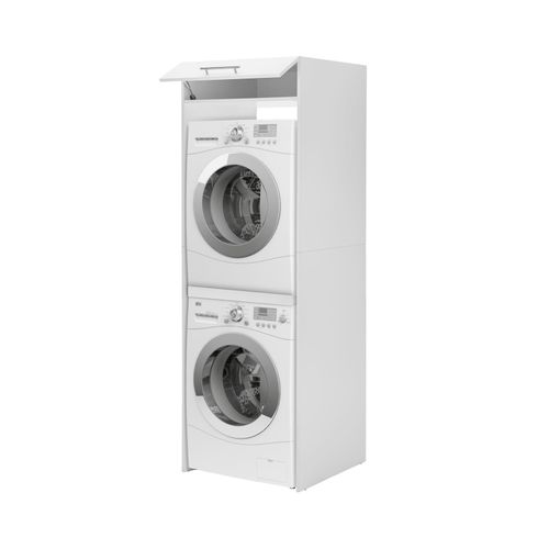 4262376918600 - Waschmaschinenschrank Trockner Schrank für 2 Geräte 67 cm Weiß Clara Respekta 4262376918600 - Waschmaschinenschrank Trockner Schrank für 2 Geräte 67 cm Weiß Clara Respekta