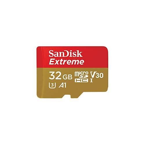 0619659182113 - SanDisk Extreme - Flash-Speicherkarte - 32 GB - A1   Video Class V30   UHS-I U3   Class10 - microSDHC UHS-I