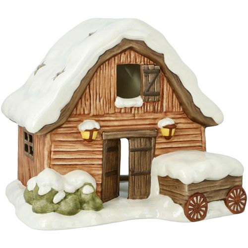 4005169358975 - Windlicht GOEBEL Winterwald Weihnachtsdeko Kerzenhalter Gr B H 16 cm x 165 cm bunt Laternen Windlichter Steingut Scheune 4005169358975 - Windlicht GOEBEL Winterwald Weihnachtsdeko Kerzenhalter Gr B H 16 cm x 165 cm bunt Laternen Windlichter Steingut Scheune