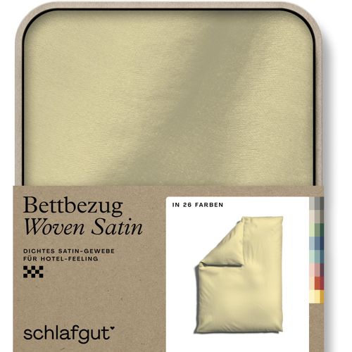4007399469711 - Bettbezug SCHLAFGUT Woven Satin Bettbezüge Gr B L 135-140 cm x 200 cm Mako-Satin gelb (yellow mid) besonders dicht gewebt Mix & Match passender Kissenbezug erhältlich 4007399469711 - Bettbezug SCHLAFGUT Woven Satin Bettbezüge Gr B L 135-140 cm x 200 cm Mako-Satin gelb (yellow mid) besonders dicht gewebt Mix & Match passender Kissenbezug erhältlich