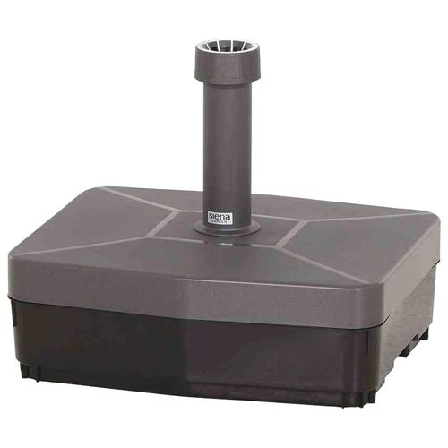 4019111009877 - Kunststoffschirmständer SIENA GARDEN grau (anthrazit) B41cm H16cm T49cm Kunststoff Schirmhalterungen 45 kg Kunststoffrohr 19-54 mm mit Rollen füllbar mit Sand 4019111009877 - Kunststoffschirmständer SIENA GARDEN grau (anthrazit) B41cm H16cm T49cm Kunststoff Schirmhalterungen 45 kg Kunststoffrohr 19-54 mm mit Rollen füllbar mit Sand