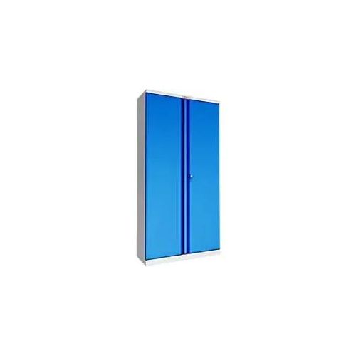 5032548010635 - SC Schrank Stahl 4 Fachböden abschließbar 1000 x 500 x 1900 mm Grau Blau 5032548010635 - SC Schrank Stahl 4 Fachböden abschließbar 1000 x 500 x 1900 mm Grau Blau