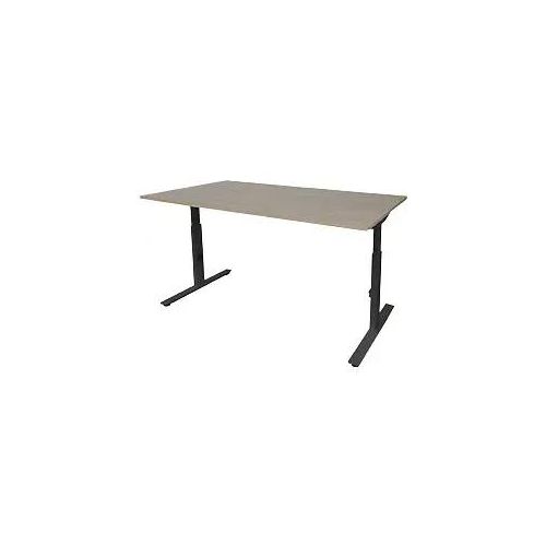 8719756006816 - Linesto Plus Höhenverstellbar Sitz-Stehschreibtisch Rechteckig Eiche T-Fuß 1400 (B) x 800 (T) x 655 (H) mm Melamin 8719756006816 - Linesto Plus Höhenverstellbar Sitz-Stehschreibtisch Rechteckig Eiche T-Fuß 1400 (B) x 800 (T) x 655 (H) mm Melamin
