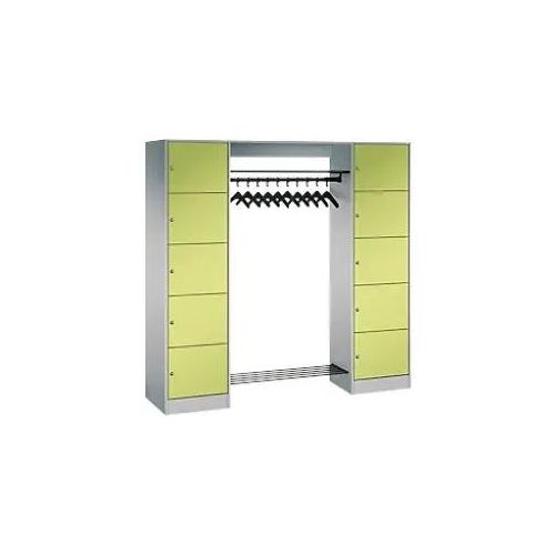 4067521735862 - Serie 8070 Metall Schließfach 10 Türen Zylinderschloss 1870 x 480 x 1950 mm Weiß 4067521735862 - Serie 8070 Metall Schließfach 10 Türen Zylinderschloss 1870 x 480 x 1950 mm Weiß