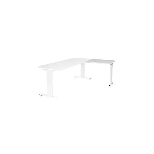 8719756007677 - Linesto Plus Höhenverstellbar Schreibtisch-Erweiterung Rechteckig Grau T-Fuß 800 (B) x 600 (T) x 655 (H) mm Melamin 8719756007677 - Linesto Plus Höhenverstellbar Schreibtisch-Erweiterung Rechteckig Grau T-Fuß 800 (B) x 600 (T) x 655 (H) mm Melamin