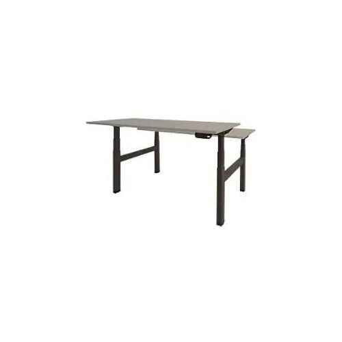 8719756001231 - Dextro Plus Duo Elektrisch Höhenverstellbar Sitz-Stehschreibtisch Rechteckig Grau H-Fuß-Gestell 1800 (B) x 800 (T) x 645 (H) mm Melamin 8719756001231 - Dextro Plus Duo Elektrisch Höhenverstellbar Sitz-Stehschreibtisch Rechteckig Grau H-Fuß-Gestell 1800 (B) x 800 (T) x 645 (H) mm Melamin