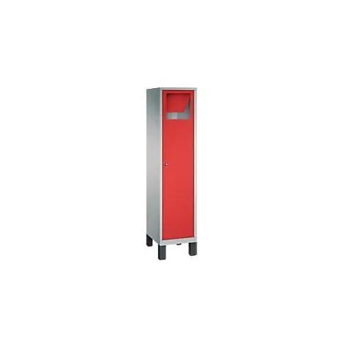 4061261663928 - S 3000 Evolo Metall Schließfach 1 Tür Zylinderschloss 420 x 500 x 1850 mm Weiß 48070-210 S10162